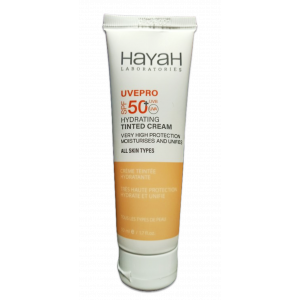 HAYAH LABORATORIES UVEPRO HYDRATING TINTED CREAM SPF50+ — 50 ML